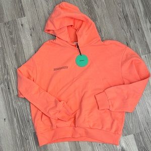 Pangaia coral pink hoodie, brand new with tags, size L